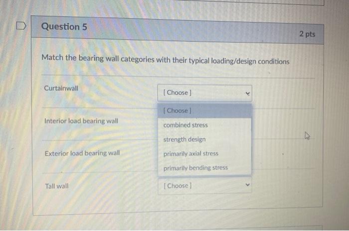 Solved Question 6 2 pts Select the instances where shear | Chegg.com