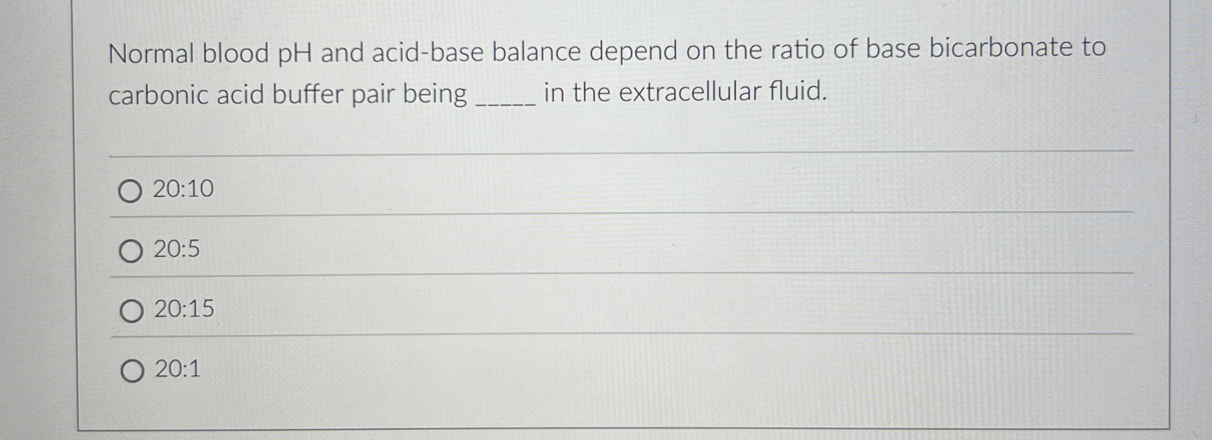 High quality solution normal blood ph and acid base balance depend on