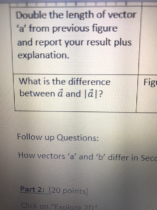 Solved Does the a with absolute value brackets mean only