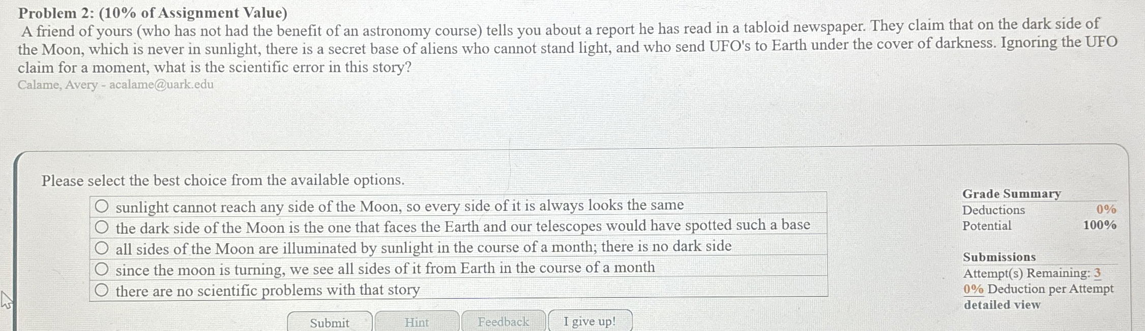 Solved Problem 2: (10% ﻿of Assignment Value)A friend of | Chegg.com