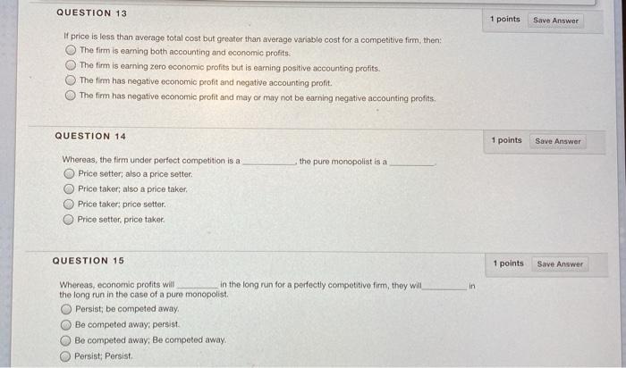 Solved QUESTION 1 1 points Save Answer Which of the | Chegg.com