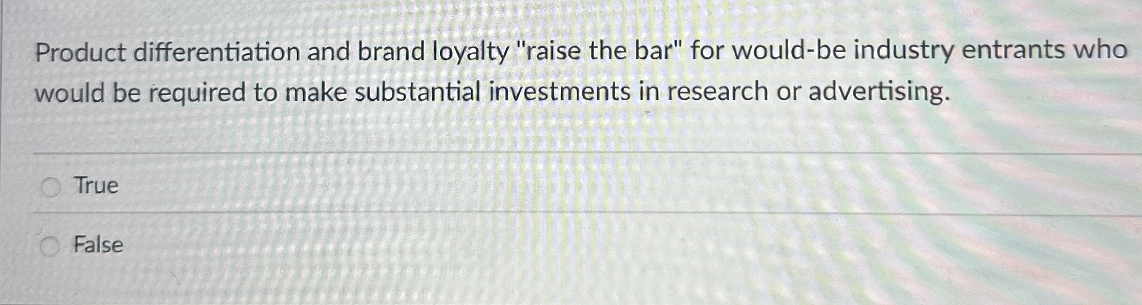 Solved Product differentiation and brand loyalty "raise the | Chegg.com