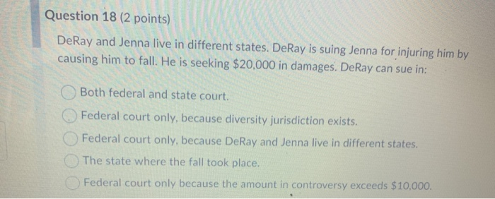 Question 15 (2 points) Which of the following is true | Chegg.com