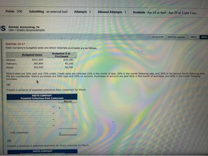 Solved Points 100 Submitting an external tool Attempts 1 | Chegg.com