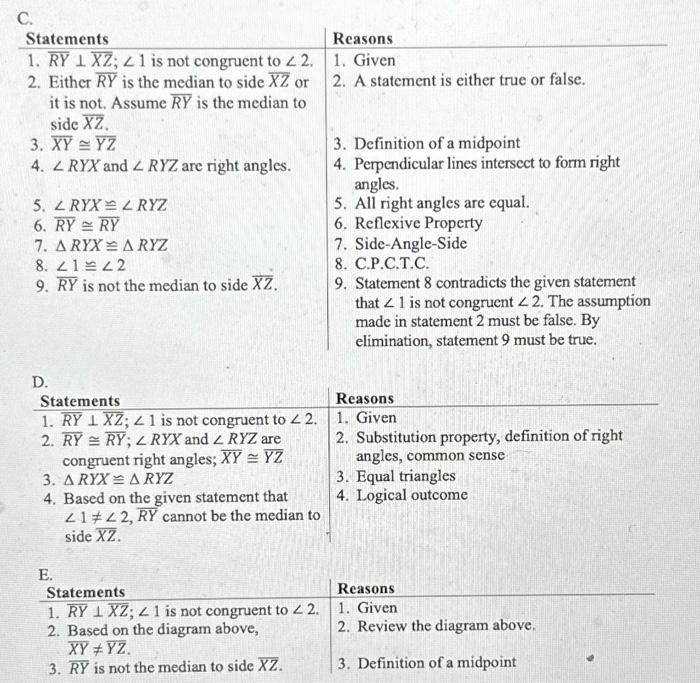 Solved 24. Select the correct proof from the options listed. | Chegg.com