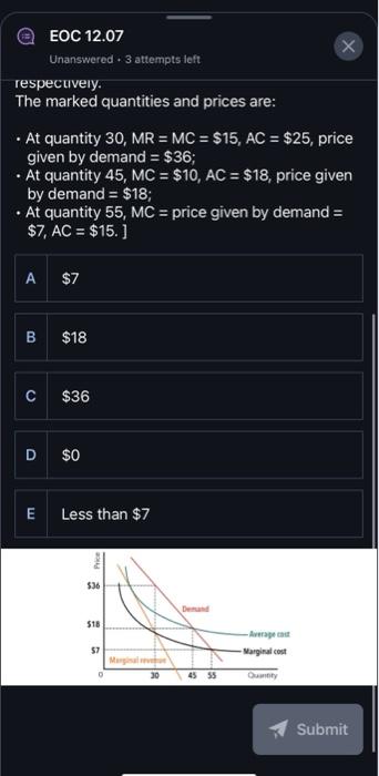 Solved In the figure below, what price will a monopoly | Chegg.com