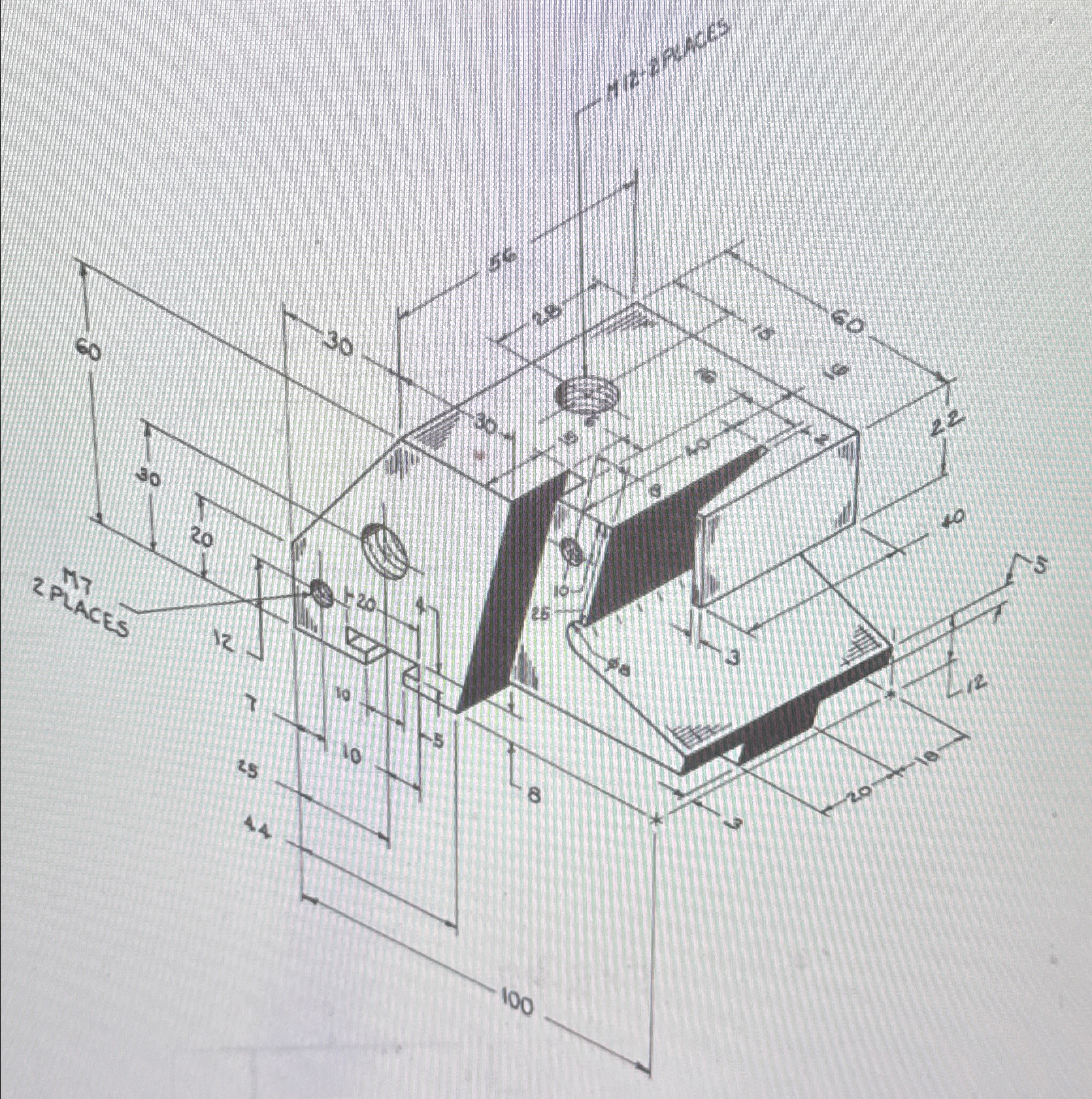 Solved Construct the part below in CATIA V5. | Chegg.com