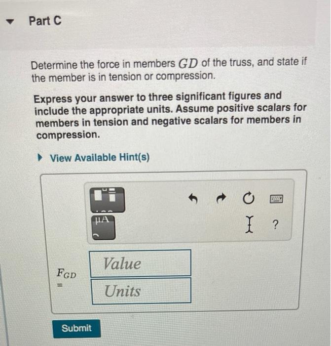 Solved Statics problem, Hello please help me with part B and | Chegg.com