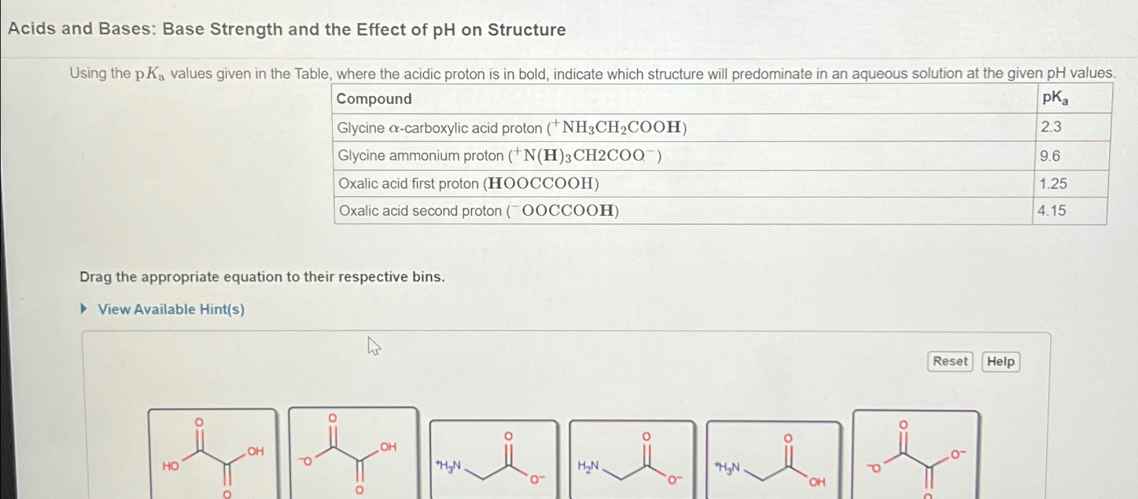 Solved Acids and Bases: Base Strength and the Effect of pH | Chegg.com