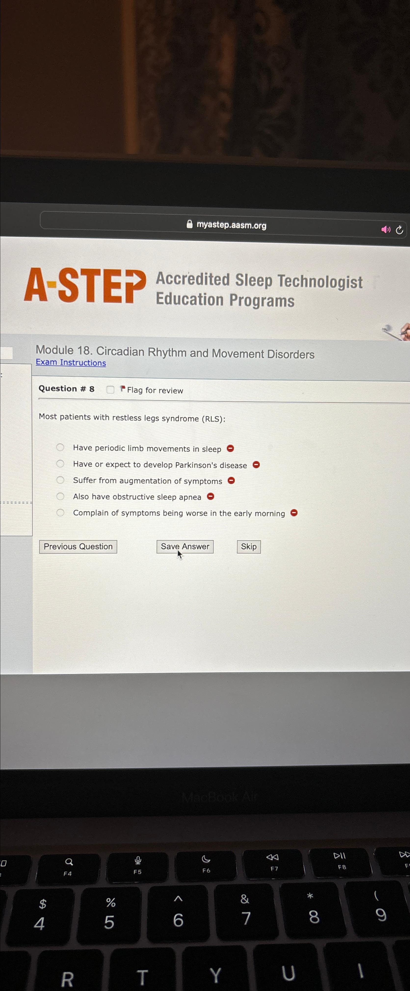 Solved ﻿Accredited Sleep
