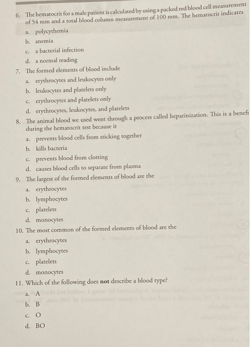 solved-12-in-blood-typing-we-look-for-gluing-clumping-of-chegg