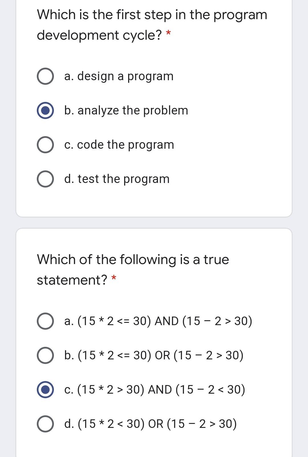 Solved Which is the first step in the program development | Chegg.com