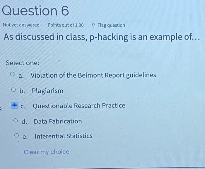 Solved Question 6 Not yet answered Points out of 1.00 Flag | Chegg.com