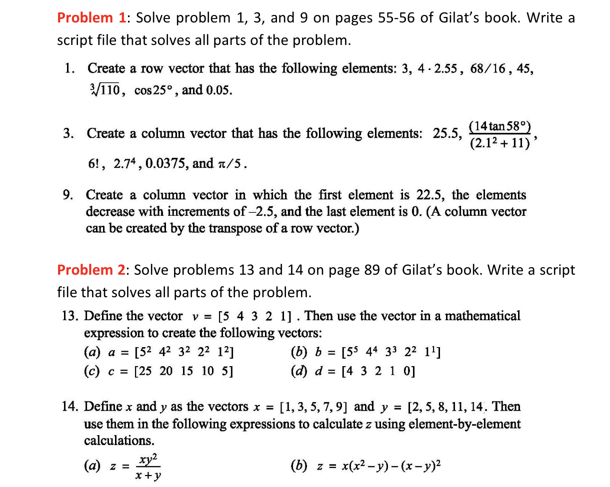 Solved Problem 1: Solve problem 1, 3, ﻿and 9 on ﻿pages | Chegg.com