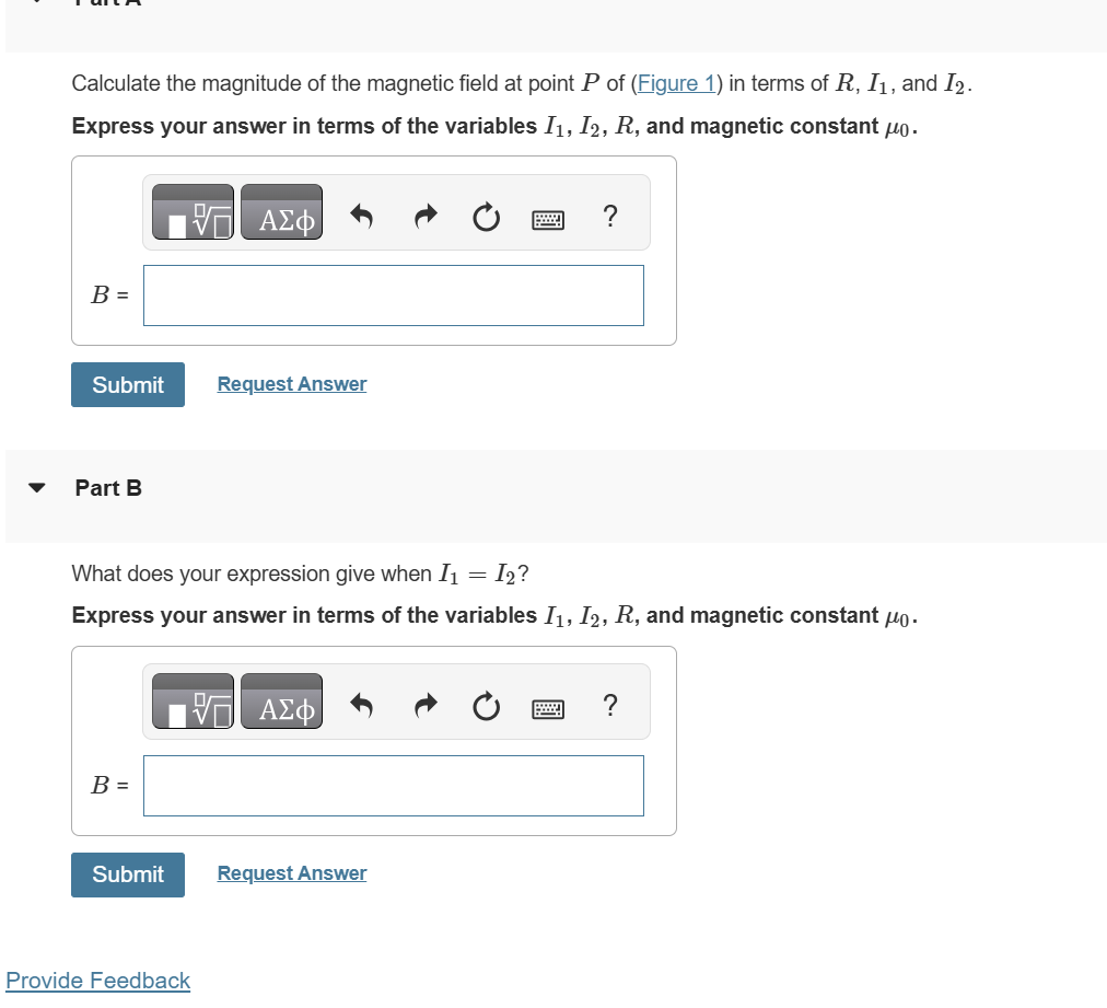 Calculate the magnitude of ﻿the magnetic field at | Chegg.com