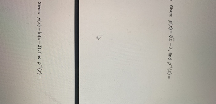 Solved Given P X 3x 2 Find P X Given P X I Chegg Com