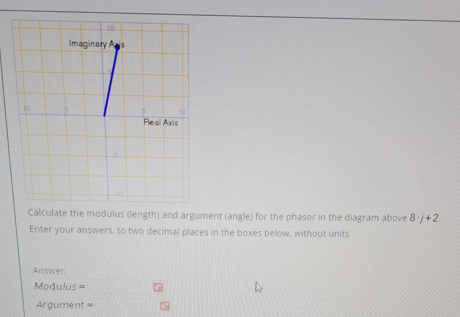 Solved Calculate the modulus (length) and argument (angle) | Chegg.com