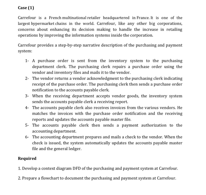 Carrefour Case Study Answers