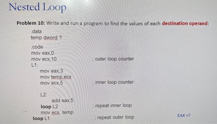 Solved Problem 10: Write and run a program to find the | Chegg.com