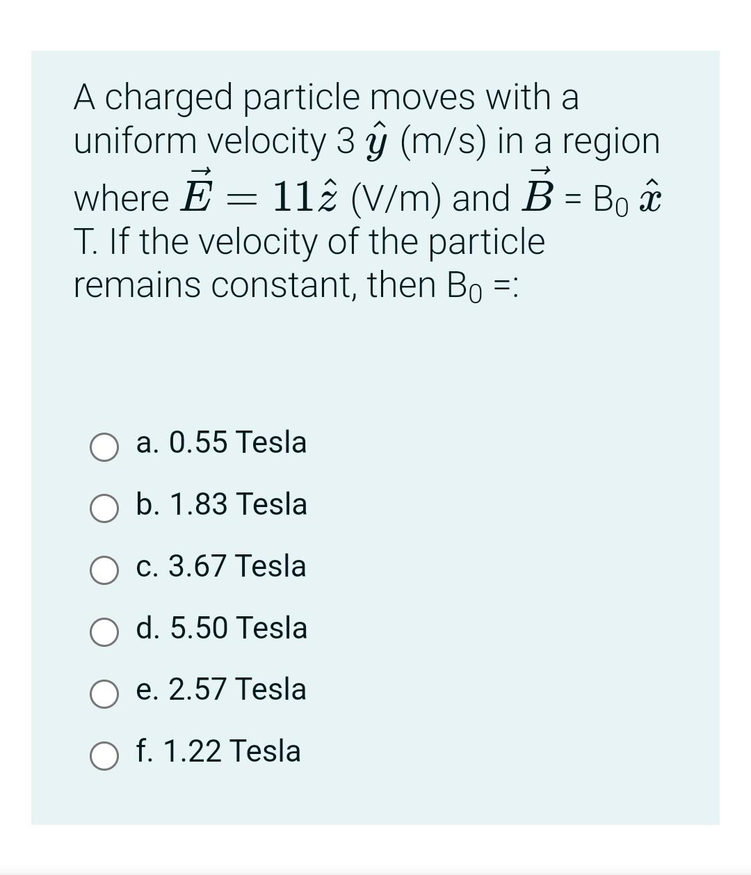 Solved A Charged Particle Moves With A Uniform Velocity 3 Chegg Com