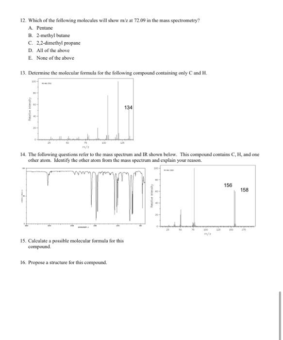 Solved 7. The IR spectrum shown below is most consistent | Chegg.com