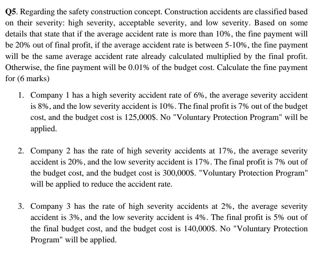 Solved construction management please hurry | Chegg.com