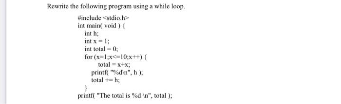 Solved Rewrite the following program using if statements | Chegg.com