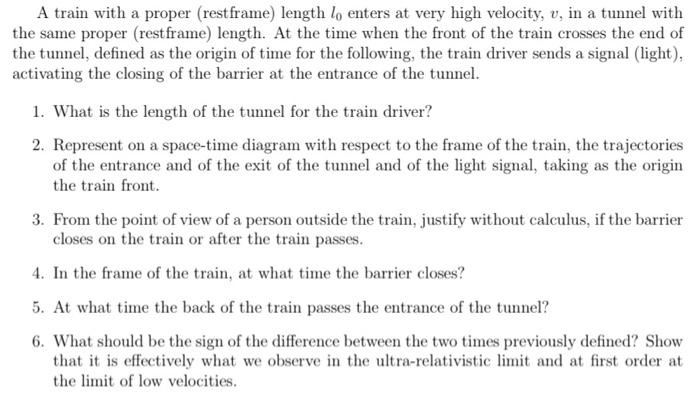 solved-a-train-with-a-proper-rest-frame-length-lo-enters-chegg