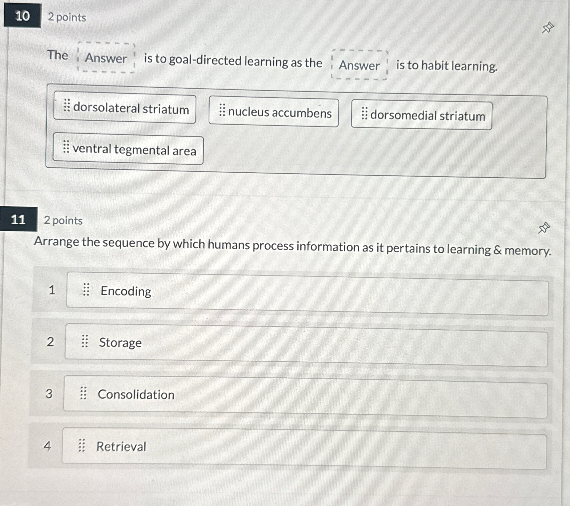 Solved 102 ﻿pointsThe Answer is to goal-directed learning as | Chegg.com