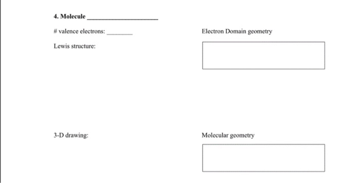 Solved Determine The Lewis Structure And Molecular Shape Chegg Com