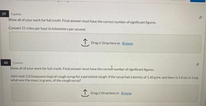 Solved 5 points Show all of your work for full credit. Final | Chegg.com