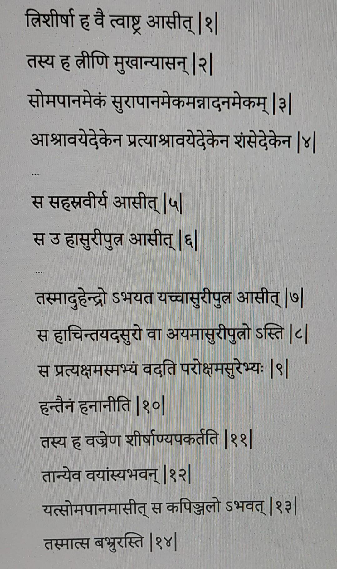 holiday homework translate into sanskrit