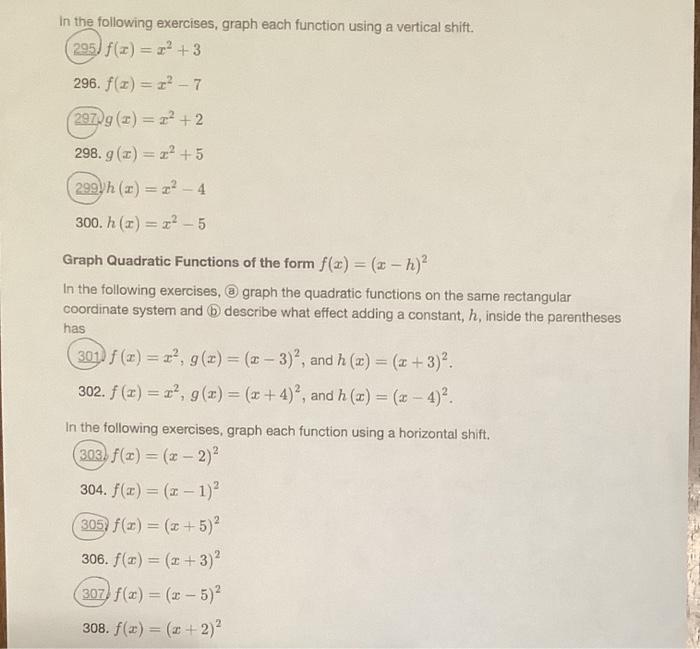 Solved In the following exercises, graph each function using | Chegg.com