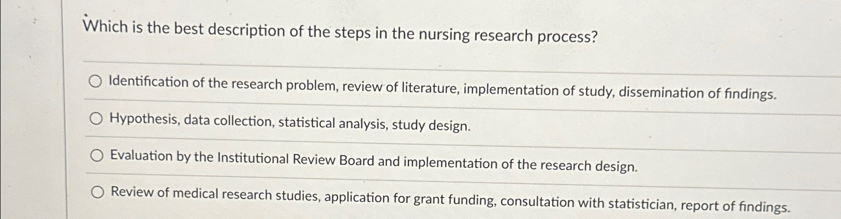 The process of identifying and 2025 describing a clinical problem is