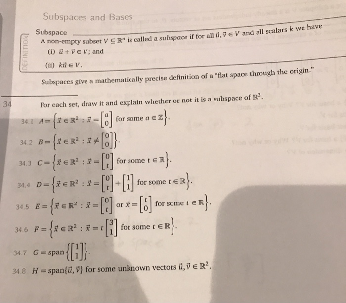 Solved 33 Let D And I 33 1 Draw D U Span And Chegg Com