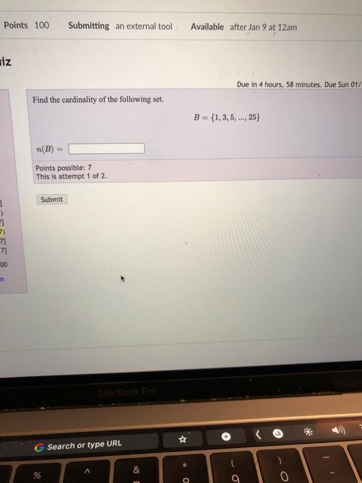 Solved Points 100 Submitting an external tool Available | Chegg.com