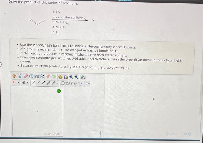 Solved Draw A Structural Formula For The Major Organic | Chegg.com