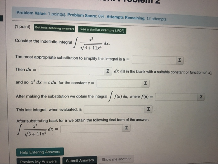 Solved Problem Value: 1 point(s). Problem Score: 0%. | Chegg.com