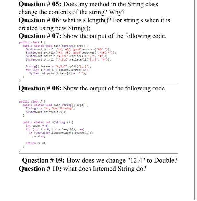 Solved Question # 01: What is the difference between | Chegg.com