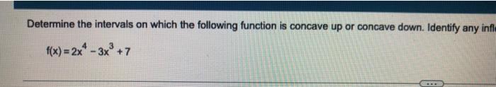 Solved determine the intervals on which the following | Chegg.com