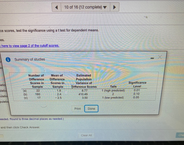 Solved 7.1.4 For each of the accompanying studies using | Chegg.com