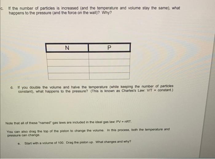 experiment ideal gas law (manual worksheet)