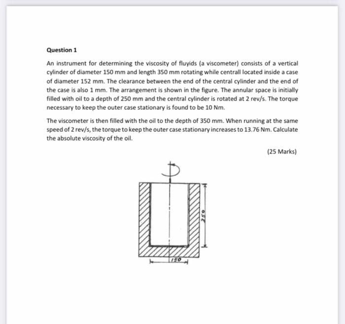 Solved Use g = 9.81 m/s2 and density of water or 1000 kg/m3 | Chegg.com