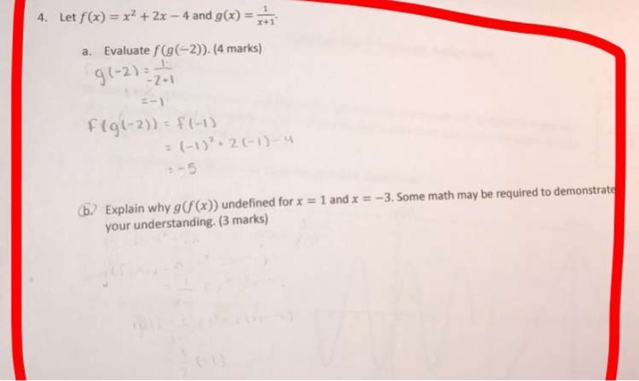 Solved Let F X X 2x 4 And G X 1 A Evaluate F Chegg Com