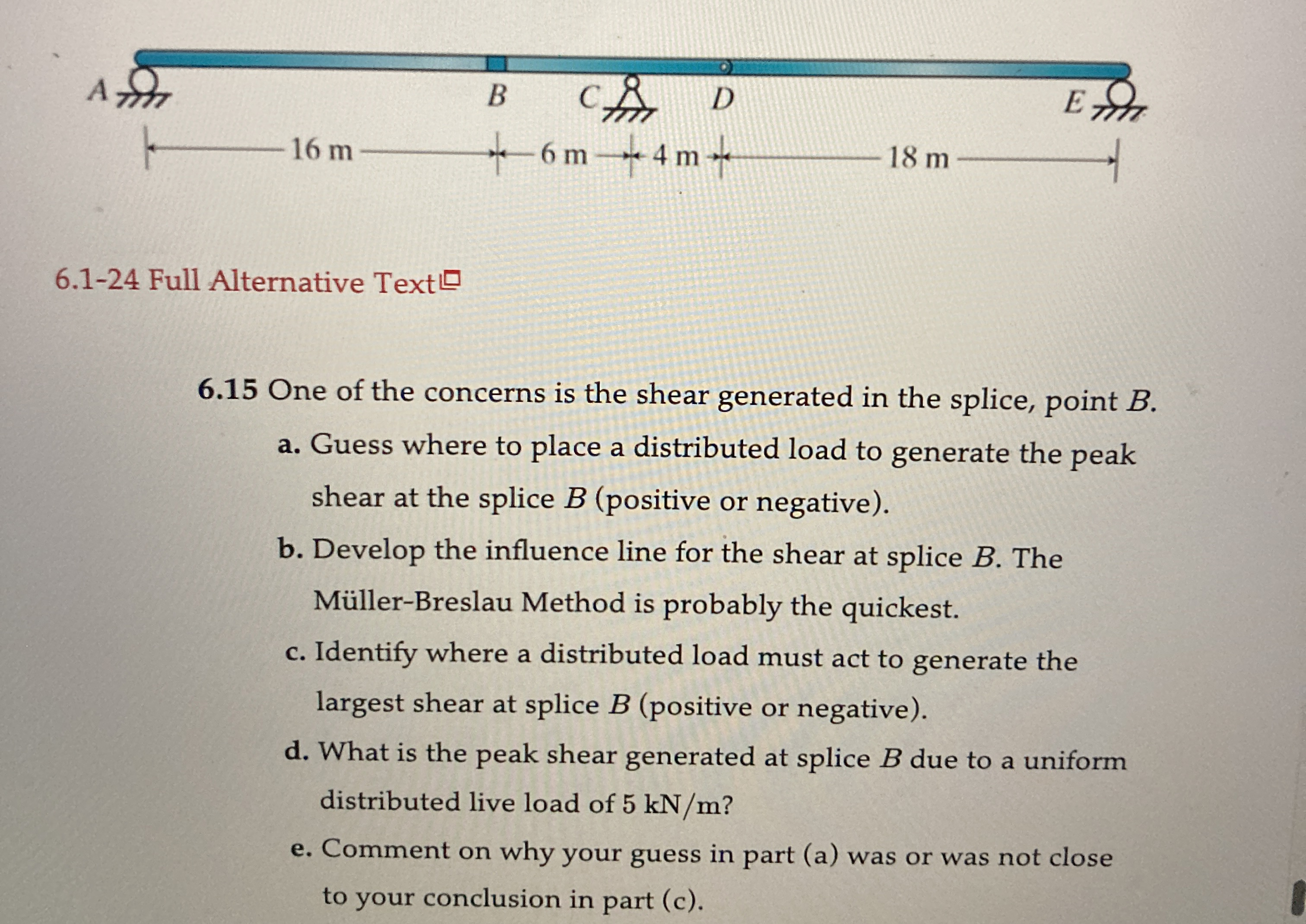 6.1-24 ﻿Full Alternative Text6.15 ﻿One of the | Chegg.com