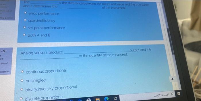 Solved the is the difference between the measured value and | Chegg.com