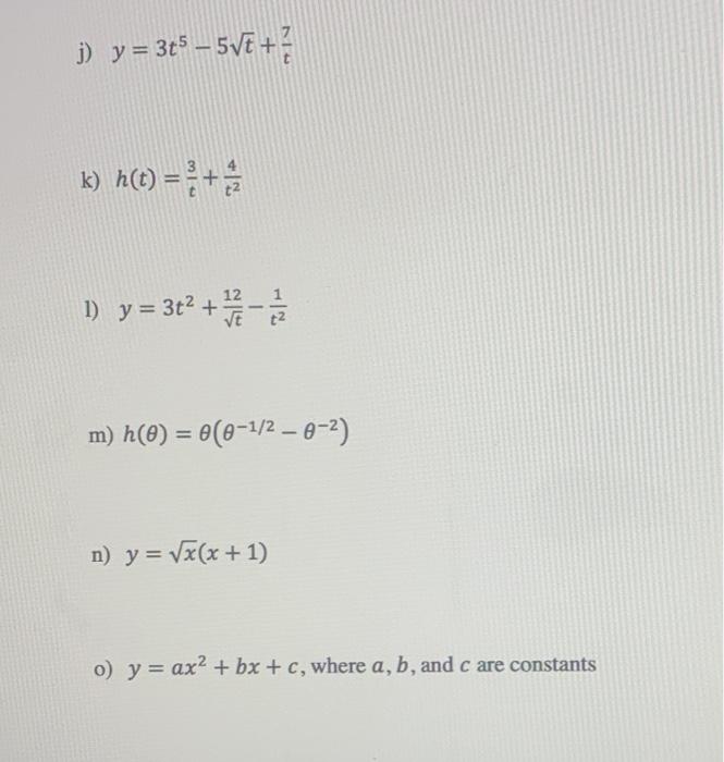 Solved A F Q Q3 10 B Y 3x4 4x3 6x C F X Chegg Com