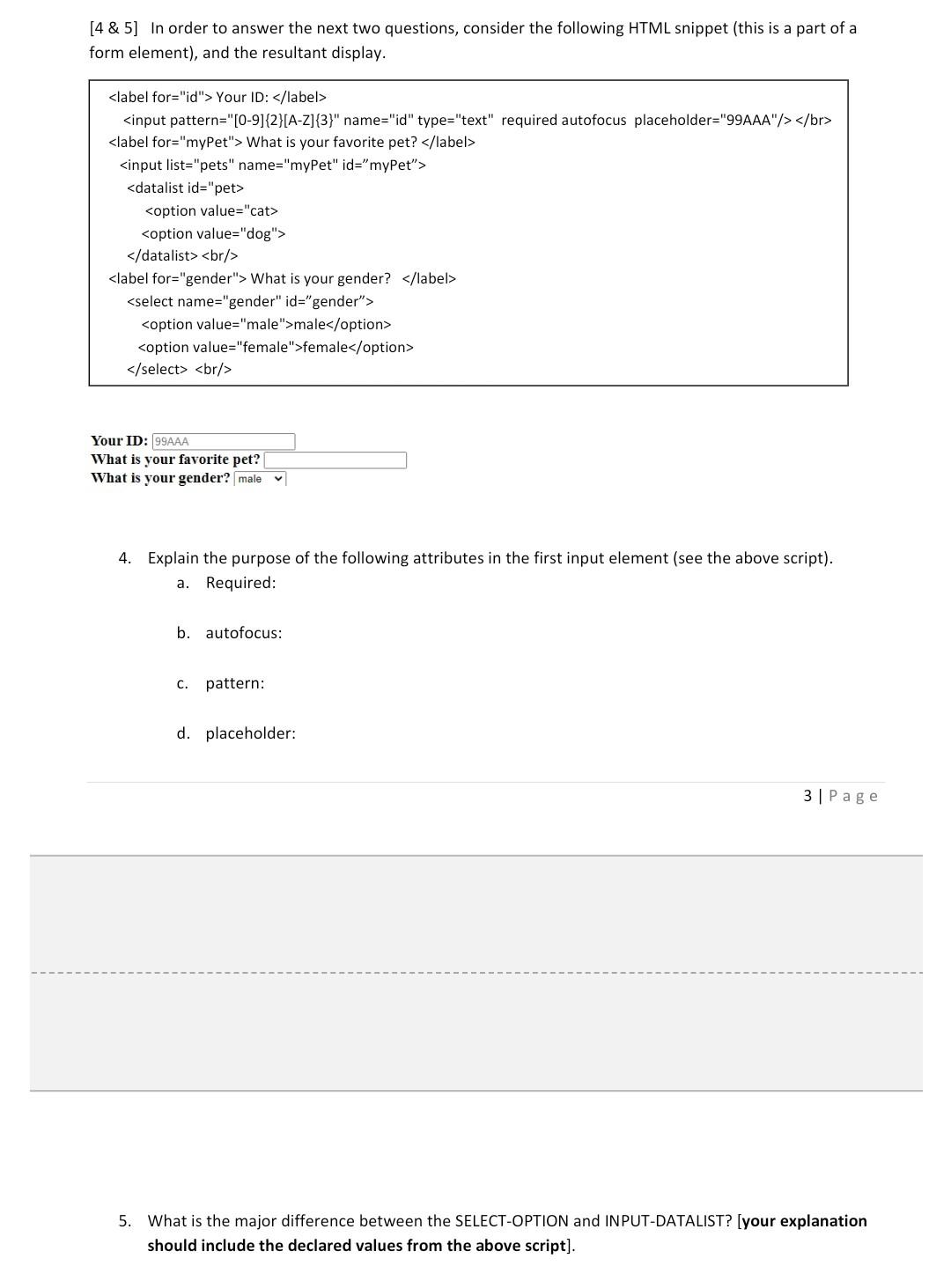 Solved 4 5 In Order To Answer The Next Two Questions Chegg Com