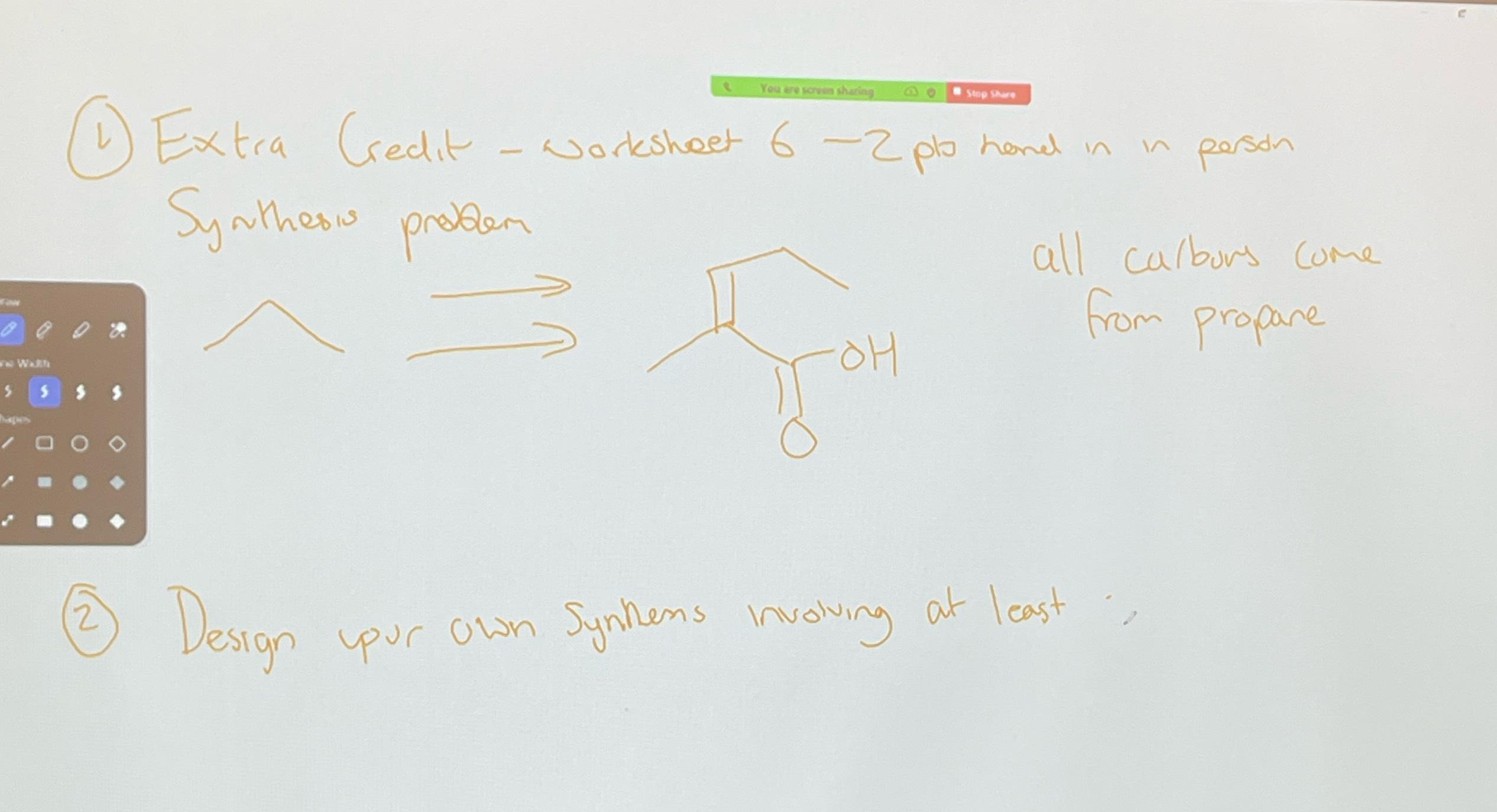 Solved (1) ﻿Design The Synthesis Shown Below | Chegg.com