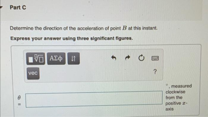 Solved At A Given Instant The Slider Block A Is Moving To | Chegg.com